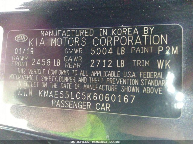 KNAE55LC5K6060167 KIA Stinger Gt2