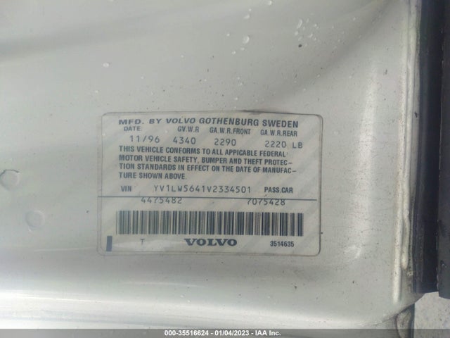 Volvo 850 Lp 1997 YV1LW5641V2334501 Image 11
