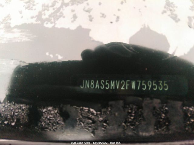 JN8AS5MV2FW759535 Nissan Rogue Select S