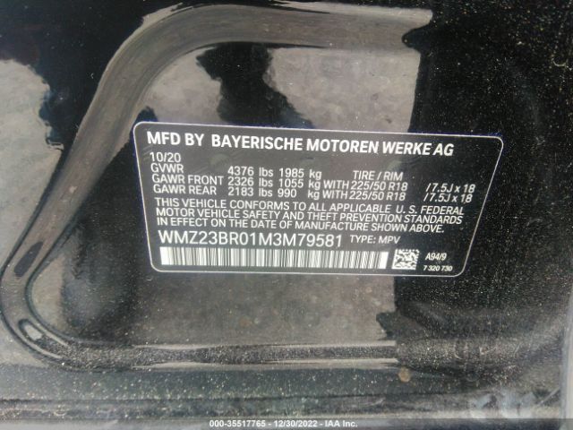 WMZ23BR01M3M79581 Mini Cooper
