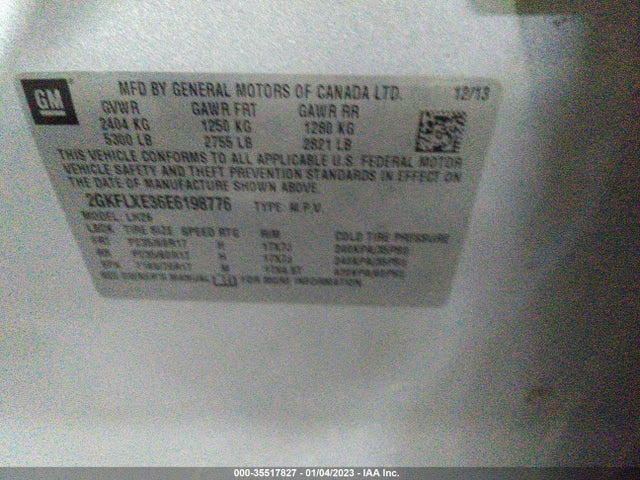 GMC Terrain Slt 2014 2GKFLXE36E6198776 Image 9
