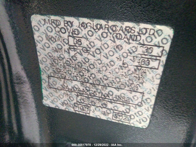 2001 JAGUAR XK8 SAJDA42C61NA11882 Photo 8