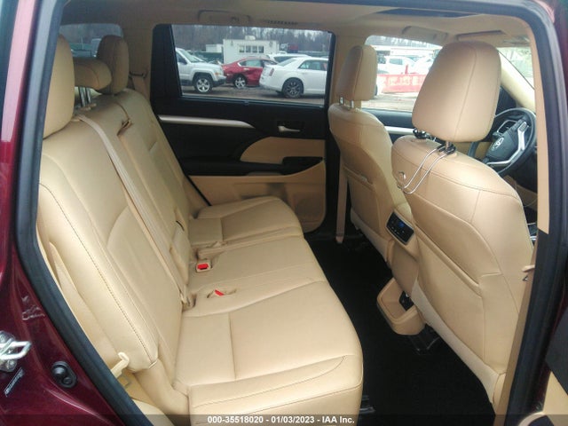 2014 TOYOTA HIGHLANDER XLE VIN: 5TDJKRFH7ES038751