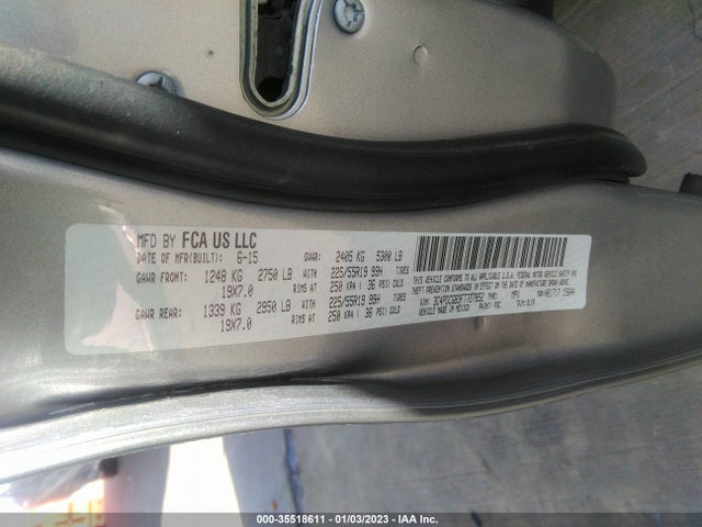 Dodge Journey Crossroad 2015 3C4PDCGB3FT727852 Image 9