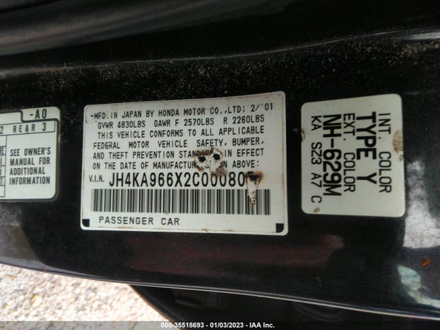 Acura RL 2002 JH4KA966X2C000805 Image 10