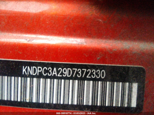 2013 KIA SPORTAGE EX VIN: KNDPC3A29D7372330