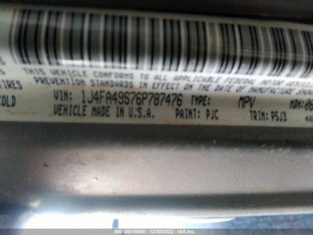 1J4FA49S76P787476 Jeep Wrangler Sport