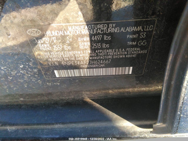 Hyundai SONATA SEL 2018 5NPE34AF2JH624667 Image 10