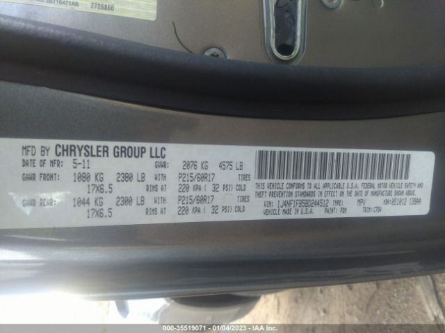 1J4NF1FB5BD244512 Jeep Compass