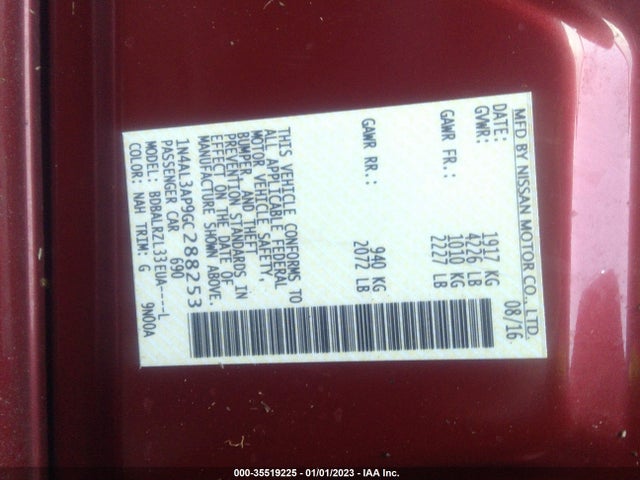 Nissan 2016 2016 1N4AL3AP9GC288253 Image 24