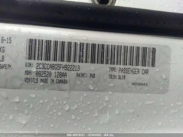 2C3CCABG5FH922213 Chrysler 300 300s