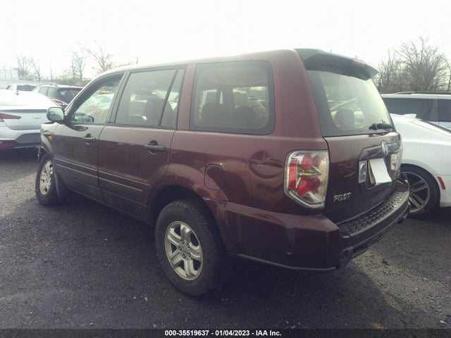 2007 HONDA PILOT LX VIN: 2HKYF18167H512959