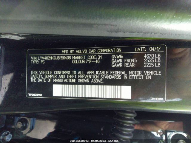 LYV402HKXJB156408 Volvo S60 INSCRIPTION