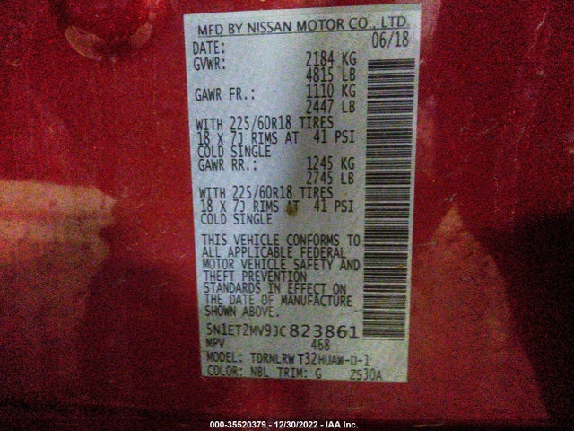 Nissan Rogue 2018 5N1ET2MV9JC823861 Image 10