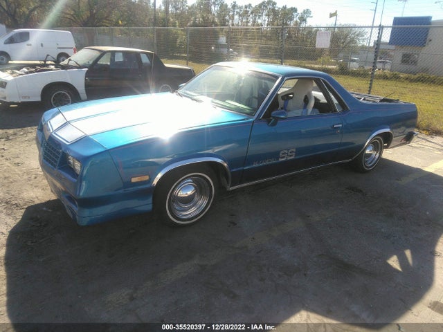 1986 CHEVROLET EL CAMINO VIN: 3GCCW80Z4GS912805
