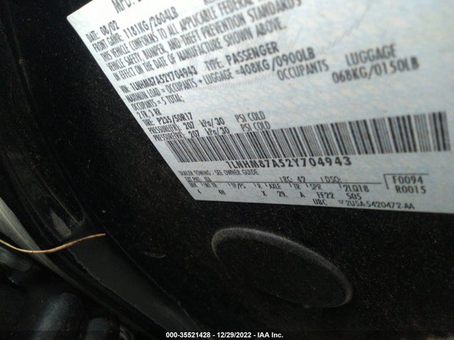 Lincoln Ls Pkg 2002 1LNHM87A52Y704943 Image 10