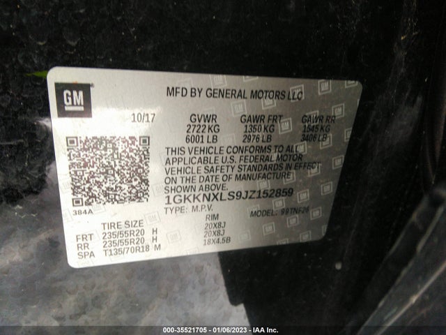GMC Acadia Denali 2018 1GKKNXLS9JZ152859 Image 9
