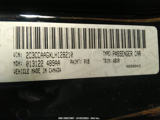 2020 Chrysler 300, VIN: 2C3CCAAGXLH128210