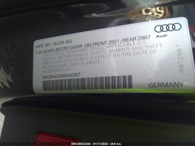 2021 Audi S6, VIN: WAUDFAF29MN040887