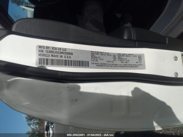 Dodge DURANGO GT 2021 1C4RDJDG3MC520836 Image 11
