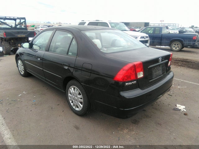 2005 HONDA CIVIC SDN LX SSRS VIN: 2HGES16615H544948
