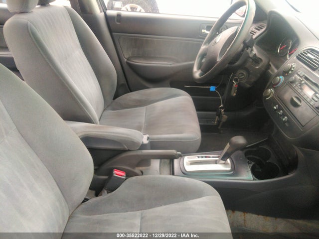 2005 HONDA CIVIC SDN LX SSRS VIN: 2HGES16615H544948