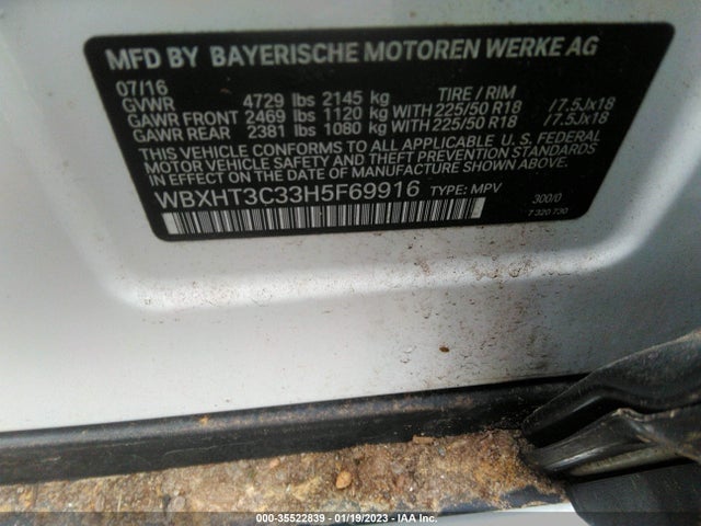 BMW X1 Xdrive28i 2017 WBXHT3C33H5F69916 Image 9