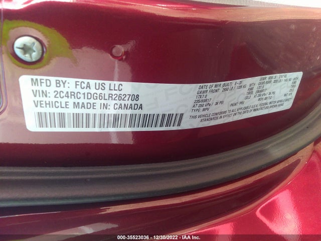 2020 Chrysler Voyager, VIN: 2C4RC1DG6LR262708