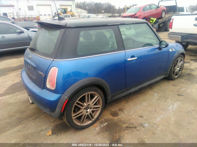 2005 MINI COOPER HARDTOP S VIN: WMWRE33555TG97964