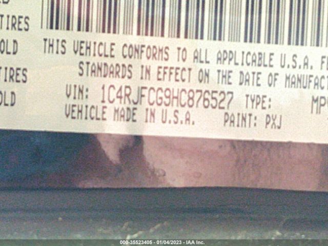 1C4RJFCG9HC876527 Jeep Grand Cherokee Overland