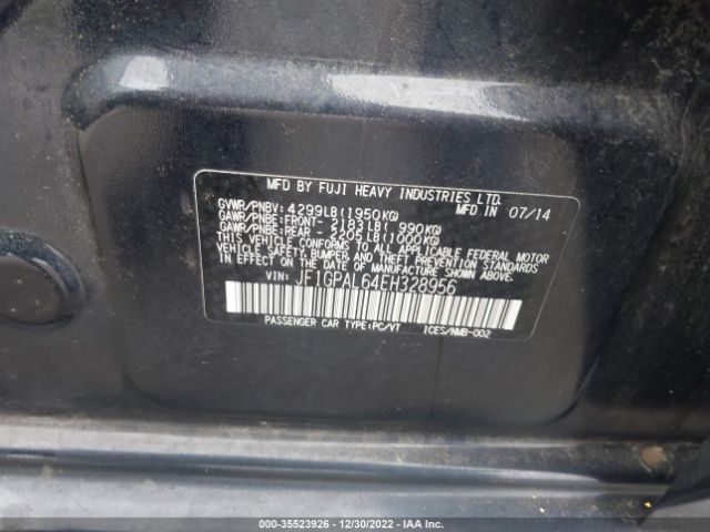JF1GPAL64EH328956 Subaru Impreza Wagon 2.0i Sport Premium