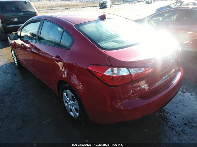 2016 KIA FORTE LX VIN: KNAFX4A66G5541578