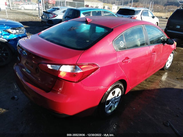 2016 KIA FORTE LX VIN: KNAFX4A66G5541578