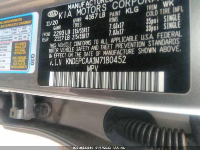 KNDEPCAA1M7180452 KIA Seltos Lx
