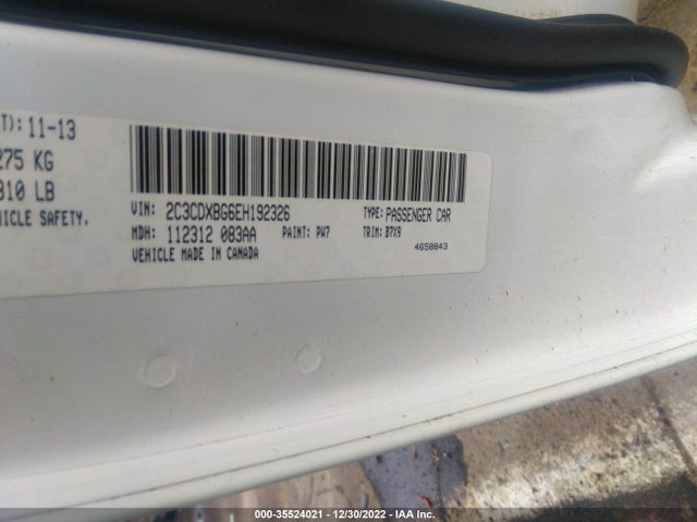 Dodge Charger Se 2014 2C3CDXBG6EH192326 Image 9