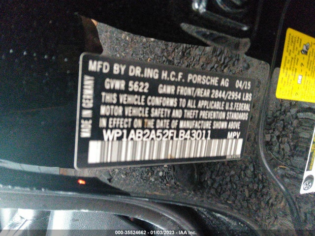 2015 Porsche Macan, VIN: WP1AB2A52FLB43011