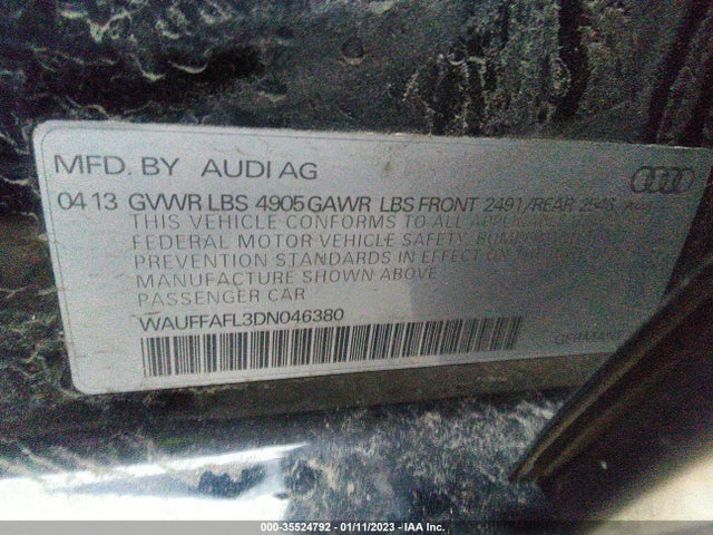 Audi A4 Premium Plus 2013 WAUFFAFL3DN046380 Image 9