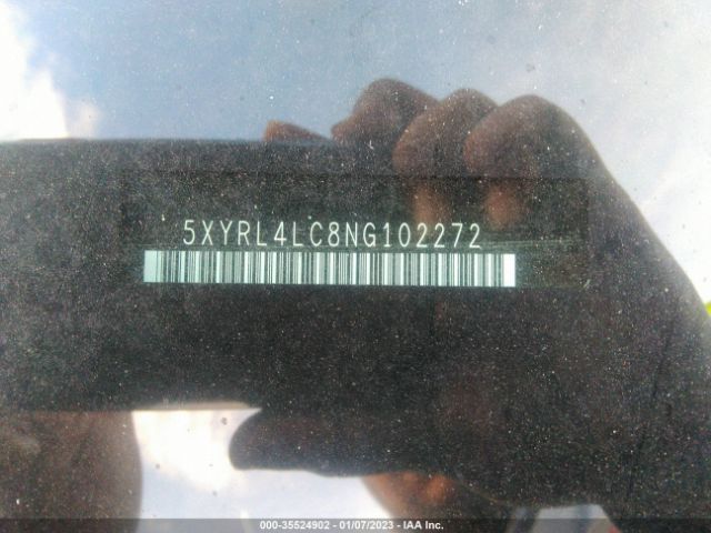 5XYRL4LC8NG102272 KIA SORENTO S