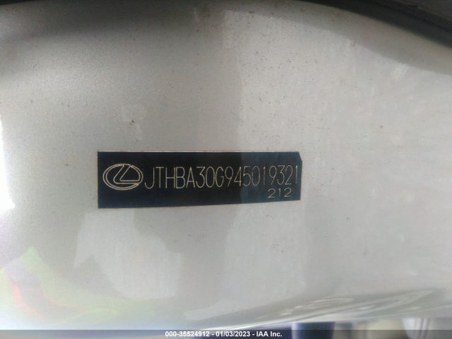 JTHBA30G945019321 Lexus ES 330