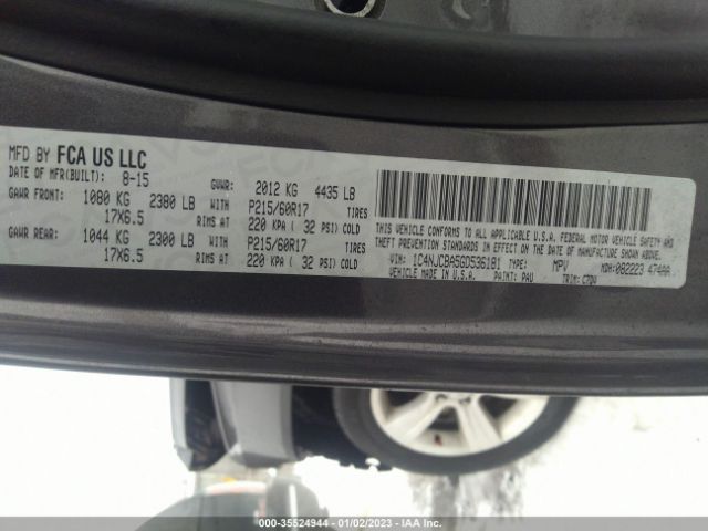 1C4NJCBA5GD536181 Jeep Compass Sport