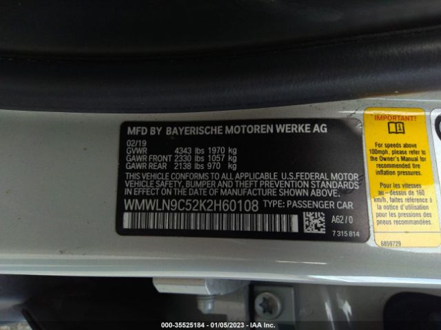 WMWLN9C52K2H60108 Mini Clubman
