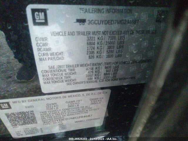 Chevrolet Silverado 1500 Lt 2021 3GCUYDED7MG294687 Image 9
