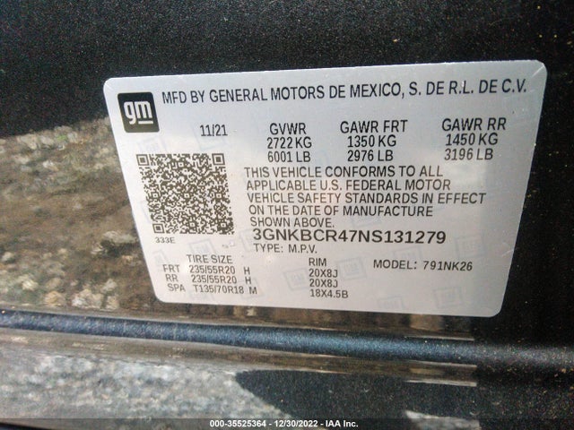 Chevrolet Blazer Lt 2022 3GNKBCR47NS131279 Image 9