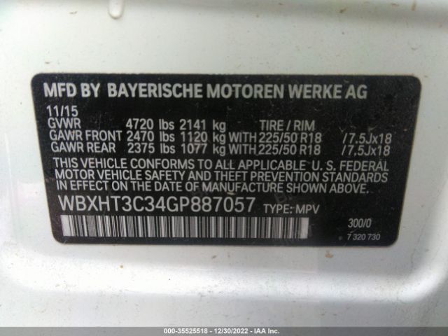 WBXHT3C34GP887057 BMW X1 Xdrive28i