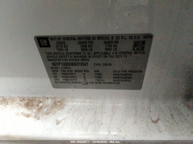 3GTP1UEC6EG372547 GMC Sierra 1500 Sle