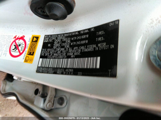 Toyota Highlander Se/xle 2018 5TDJZRFH3JS866124 Image 9