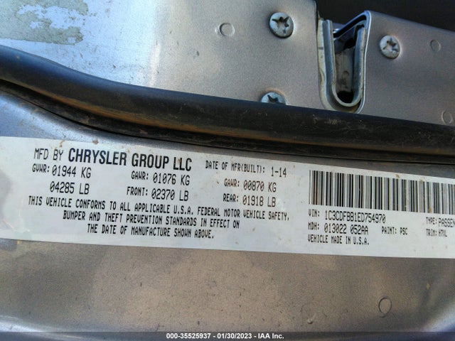 Dodge DART SXT 2014 1C3CDFBB1ED754970 Image 9