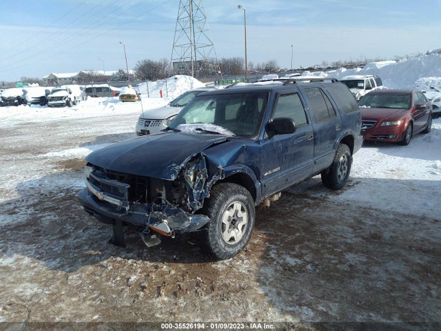 2002 CHEVROLET BLAZER LS VIN: 1GNDT13W82K199859