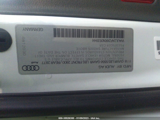 2019 Audi A6, VIN: WAUL2AF2XKN053944