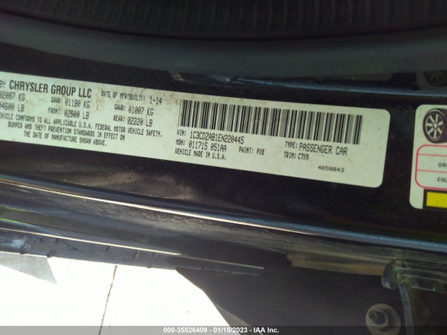 Dodge AVENGER SE 2014 1C3CDZAB1EN220445 Image 9